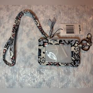 Vera Bradley ID Holder and Lanyard